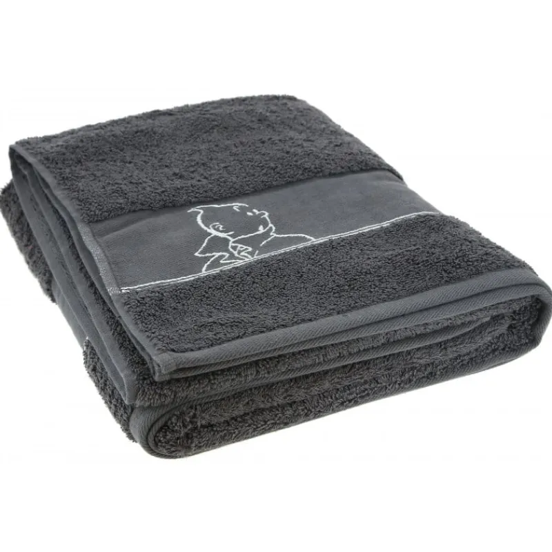 Best Sale Badhanddoek Grijs-Kuifje Linnengoed