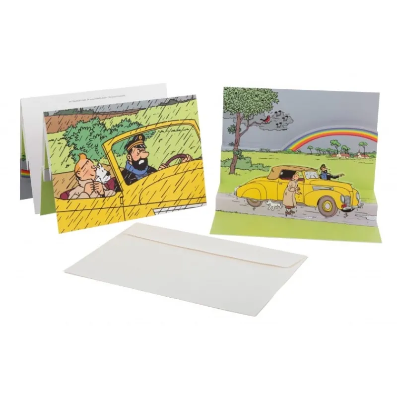 Clearance Briefkaart Kuifje-De Zephyr van Haddock Ansichtkaarten