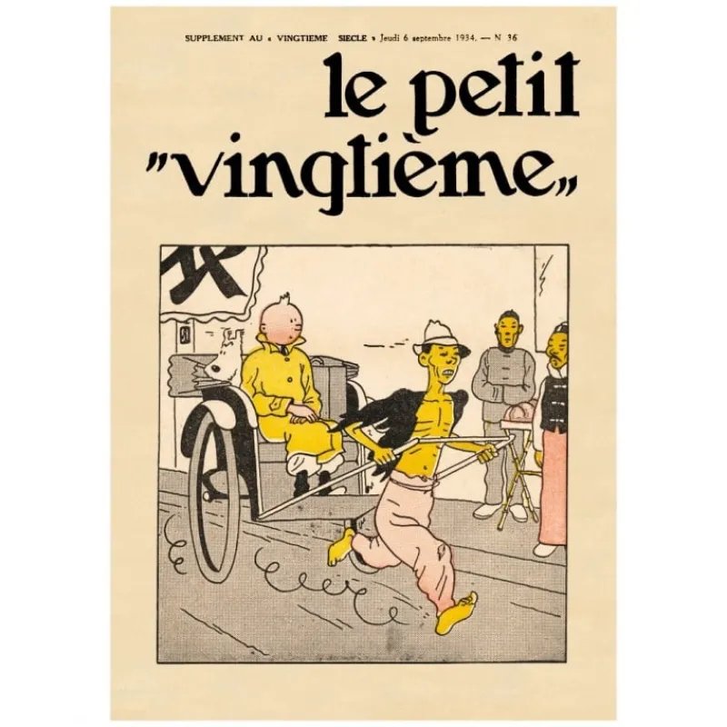 Cheap Briefkaart Petit Vingtième n°36 - De blauwe Lotus Ansichtkaarten