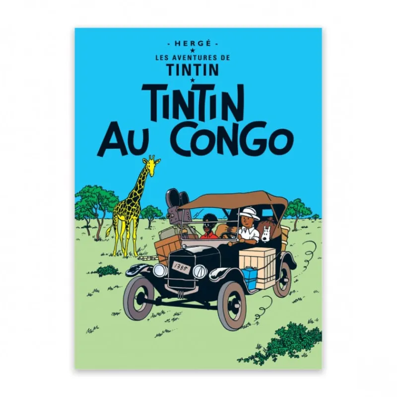 Cheap Briefkaart-Kuifje in Afrika Ansichtkaarten