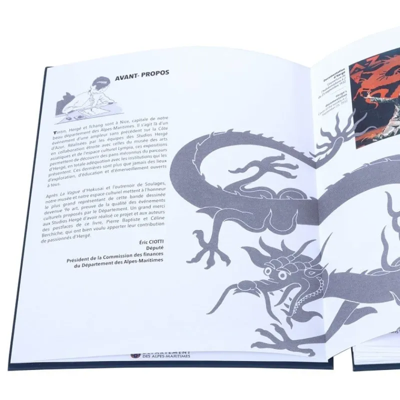 New Catalogus-Tentoonstelling Hergé Nice Monografieën