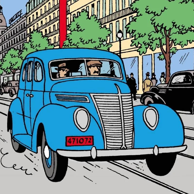 Clearance Kuifje Auto N°58 - De Taxi van Marc Charlet Auto's