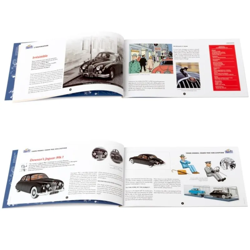 kuifje_auto_nde_jaguar_mk_3.webp Outlet Kuifje Auto N°35-De Jaguar MK1 Auto's