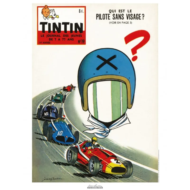 Cheap Poster Jean Graton - Le Pilote sans visage Jean Graton