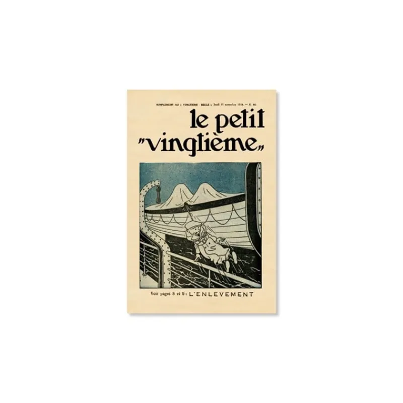 Best Poster-Petit Vingtième n°46-De blauwe Lotus Affiches