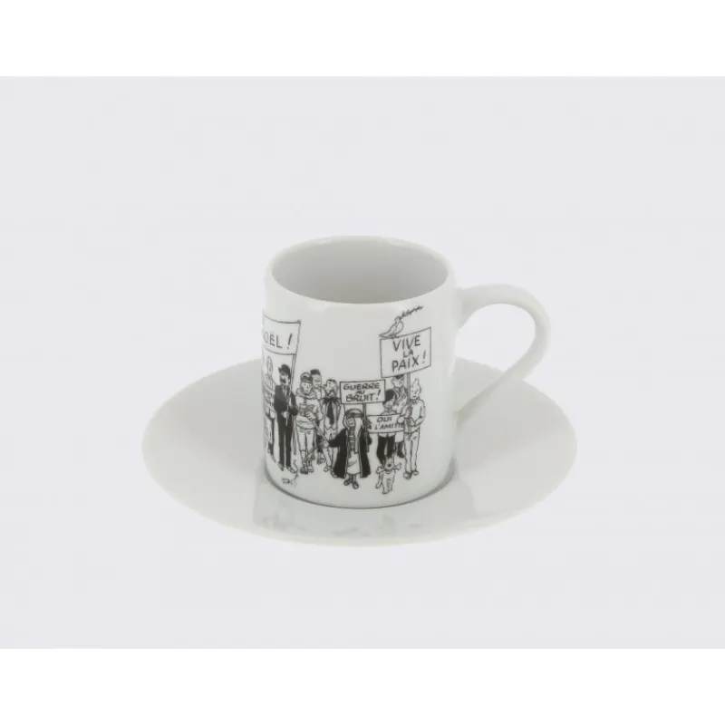 set_espresso_quotcarte_de_voeux_herg_quot_2.webp Online Set Espresso "Carte De Voeux Hergé 1972" Geschenkidee | Serviesgoed